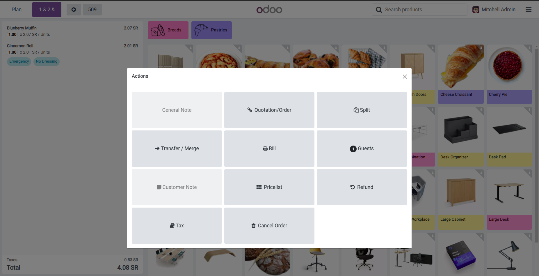 Odoo POS 9