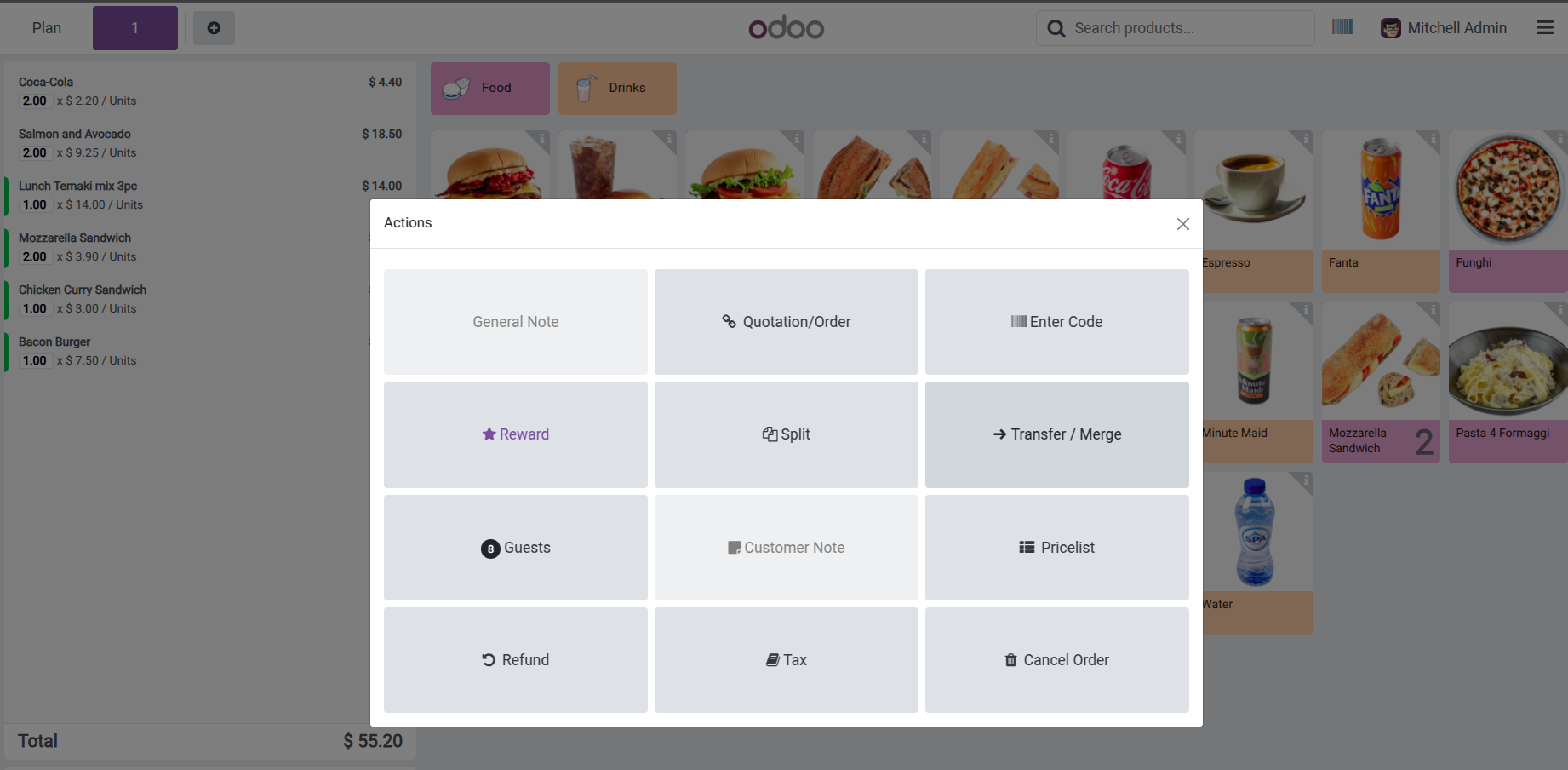 Odoo POS 11